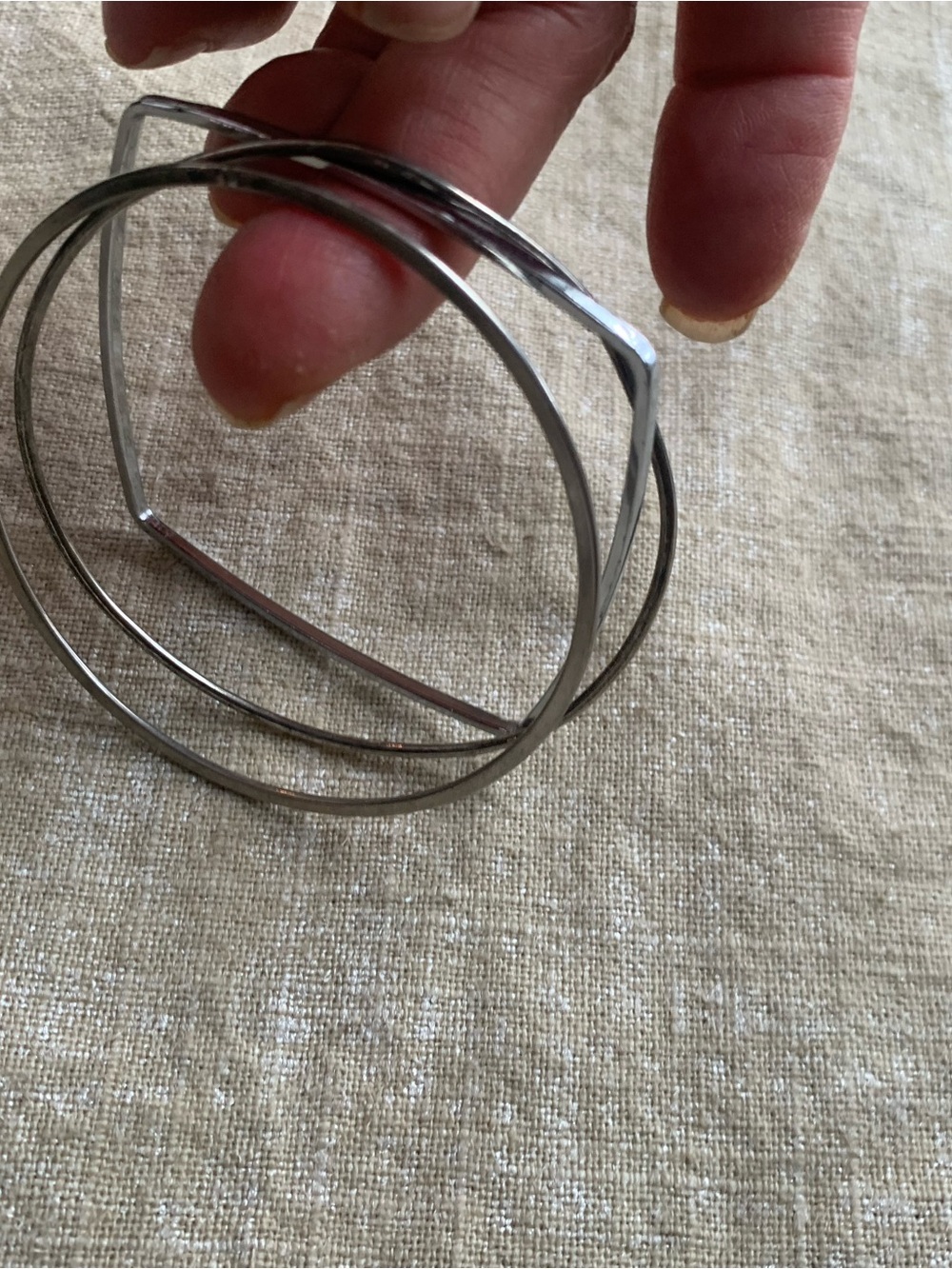 Modern maybe Stainless steel set of Bracelets